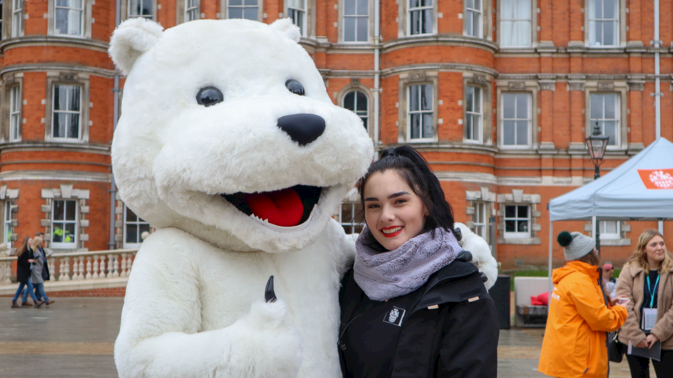 Colossus with Student Ambassador